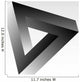 Triangle Optical Illusion Wall Decal