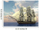 ship in the ocean Wall Mural