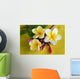 Flower Murals - Yellow Plumeria Wall Mural