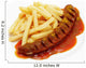 Currywurst with french fries Wall Mural