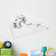 Big Currency Dice and Wall Mural