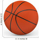 Ballon Basketball Sur Fond
