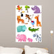 Jungle Safari Animals Wall Decal