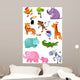 Jungle Safari Animals Wall Decal