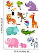 Jungle Safari Animals Wall Decal