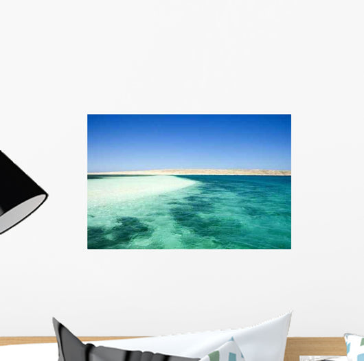 Plage Mer Rouge Wall Decal