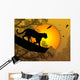Panther on a Tree Wall Mural