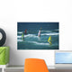 windsurfers on mauii Wall Mural