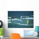 windsurfers on mauii Wall Mural