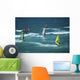 windsurfers on mauii Wall Mural
