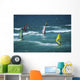 windsurfers on mauii Wall Mural