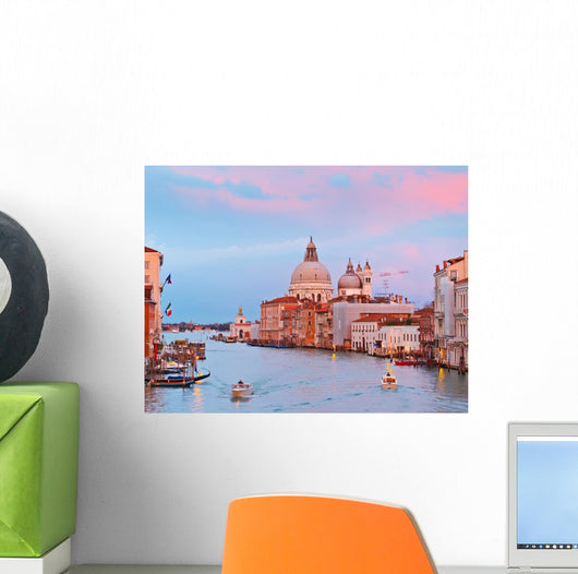 Grand Canal at Sunset Venice Wall Mural