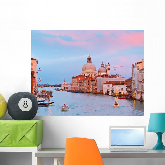 Grand Canal at Sunset Venice Wall Mural