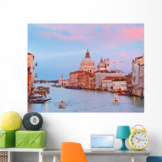 Grand Canal at Sunset Venice Wall Mural