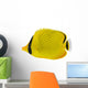 Latticed Butterfly fish. Chaetodon rafflesi Wall Decal