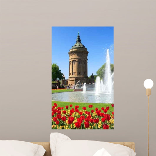 Wasserturm Mannheim Wall Decal