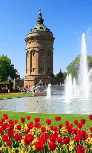 Wasserturm Mannheim Wall Decal