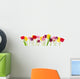 Row Spring Tulip Wall Decal