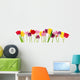 Row Spring Tulip Wall Decal