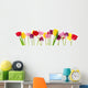 Row Spring Tulip Wall Decal
