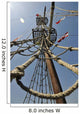 pirate boat ship on sea Wall Mural