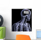 skeleton x-ray - out to lunch Wall Mural