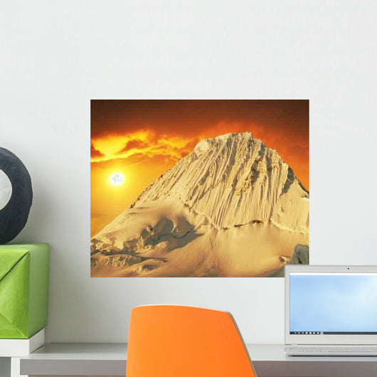 Beautiful Peak Alpamayo Wall Decal Design 2