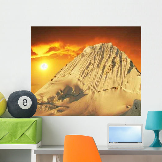 Beautiful Peak Alpamayo Wall Decal Design 2
