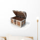 Empty Treasure Chest Wall Decal