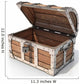 Empty Treasure Chest Wall Decal