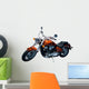 vintage chopper motorcycle Wall Decal