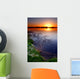 sunset by the lake Wall Mural