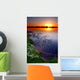 sunset by the lake Wall Mural