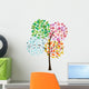 Colorful Tree of Four Seasons Wall Decal
