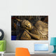 Sleeping budha wooden Wall Mural