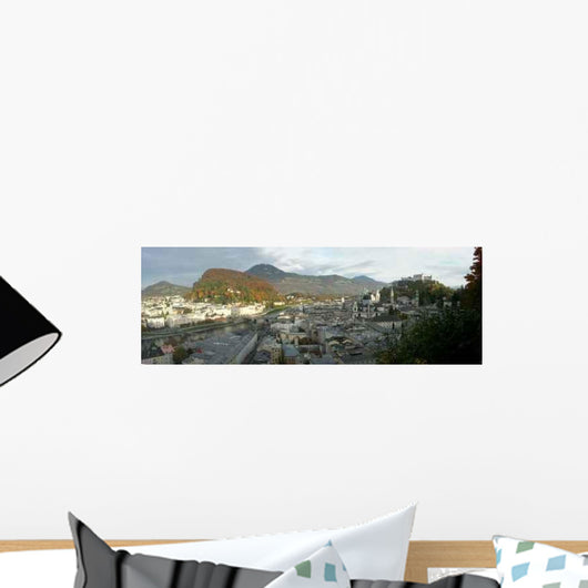 Salzburg Panorama Wall Decal Design 1