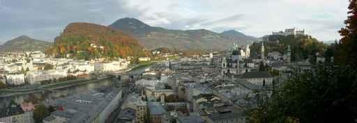 Salzburg Panorama Wall Decal Design 1