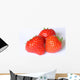 Three Strawberries Wall Decal
