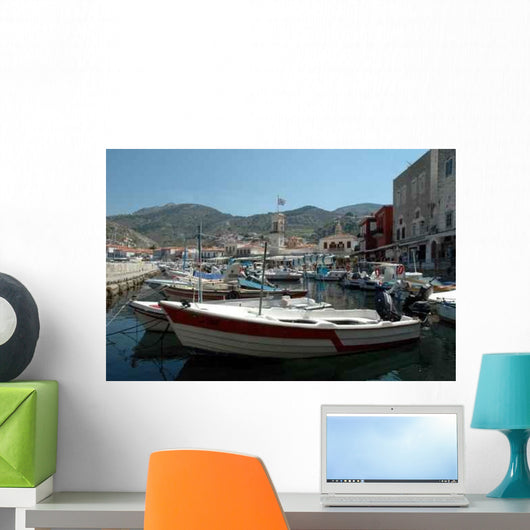 Le Port L'ile D'hydra Wall Decal