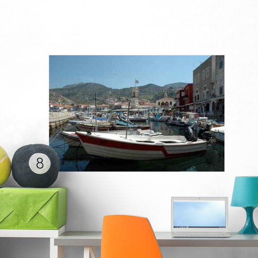 Le Port L'ile D'hydra Wall Decal