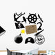 Elements Pirate Wall Decal Sticker Set