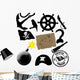 Elements Pirate Wall Decal Sticker Set