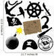 Elements Pirate Wall Decal Sticker Set