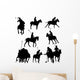 Polo Players Horses Vector