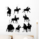 Polo Players Horses Vector