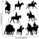 Polo Players Horses Vector