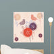Abstract floral background Wall Mural