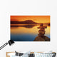 Sunset Over Water, Shuswap Lake, British Columbia, Canada Wall Mural