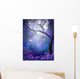 Enchanted Meadow with purple flowers Wall Mural