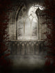 The Gothic Ruins of the Autumn Trees Wall Mural